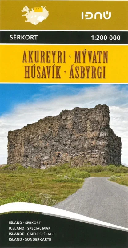 Ferdakort - Iceland Regional - Akureyri / Myvatn / Husavik / Asbyrgi