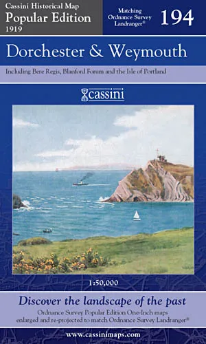 Cassini Popular Edition - Dorchester & Weymouth (1919) - Image 2