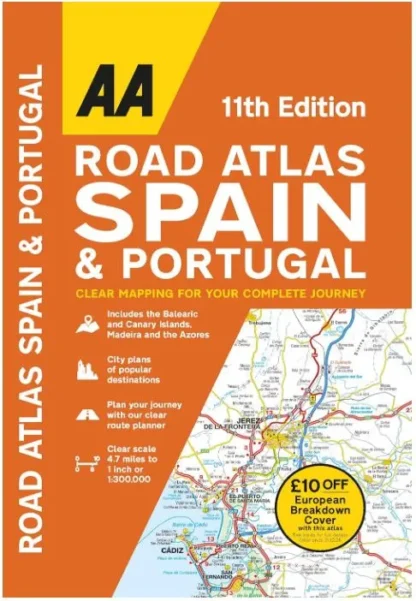 AA - Road Atlas - Spain & Portugal (A4)