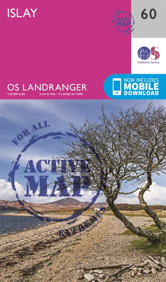 OS Landranger Active - 60 - Islay