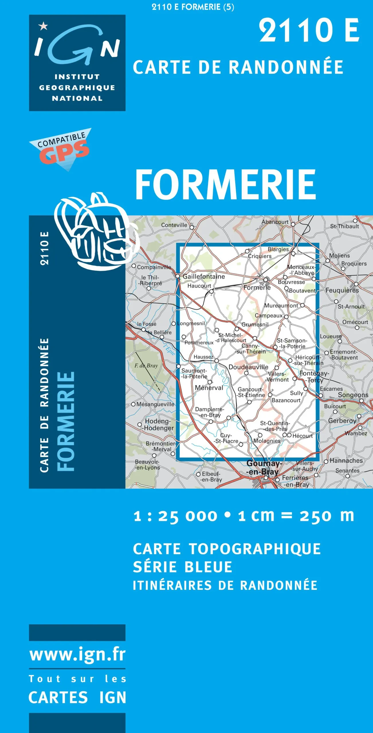 IGN Top 25/Bleue - Formerie