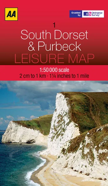 AA - Leisure Map 1 - South Dorset & Purbeck