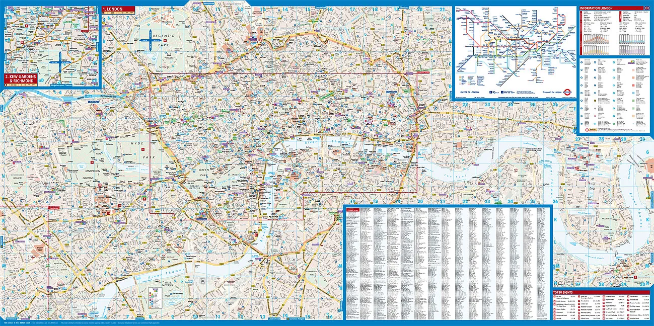 Borch City Map - London - Image 2
