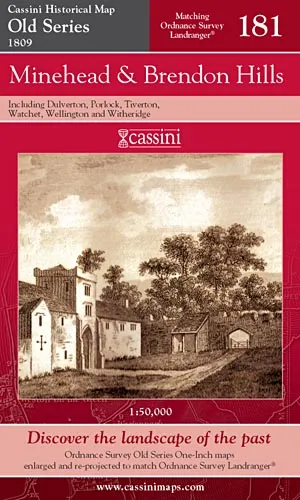 Cassini Old Series - Minehead & Brendon Hills (1809)