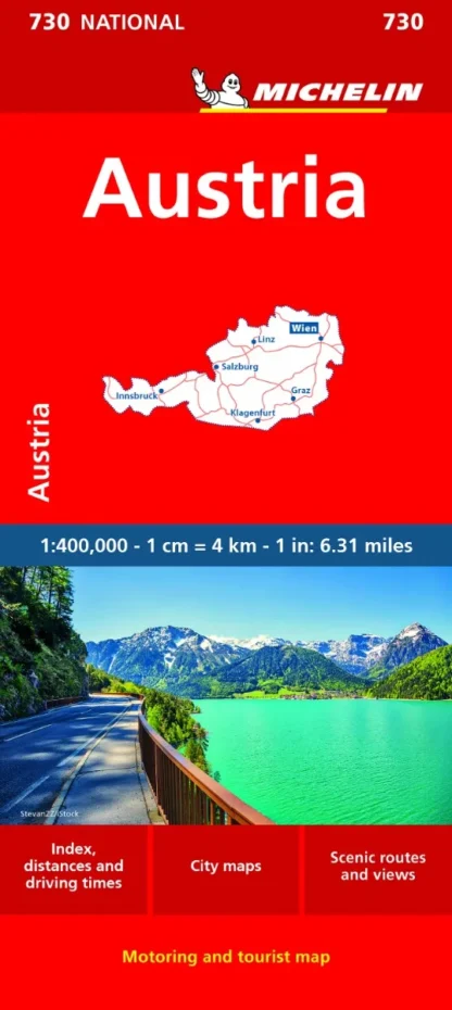 Michelin National Map - 730-Austria
