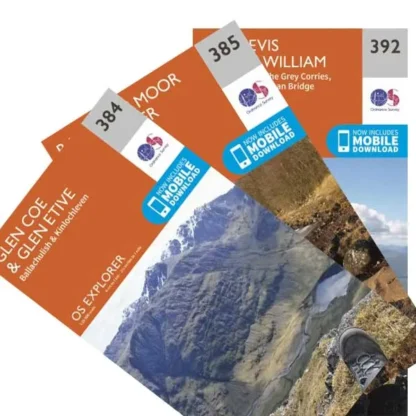 OS Explorer Map Set - Ben Nevis