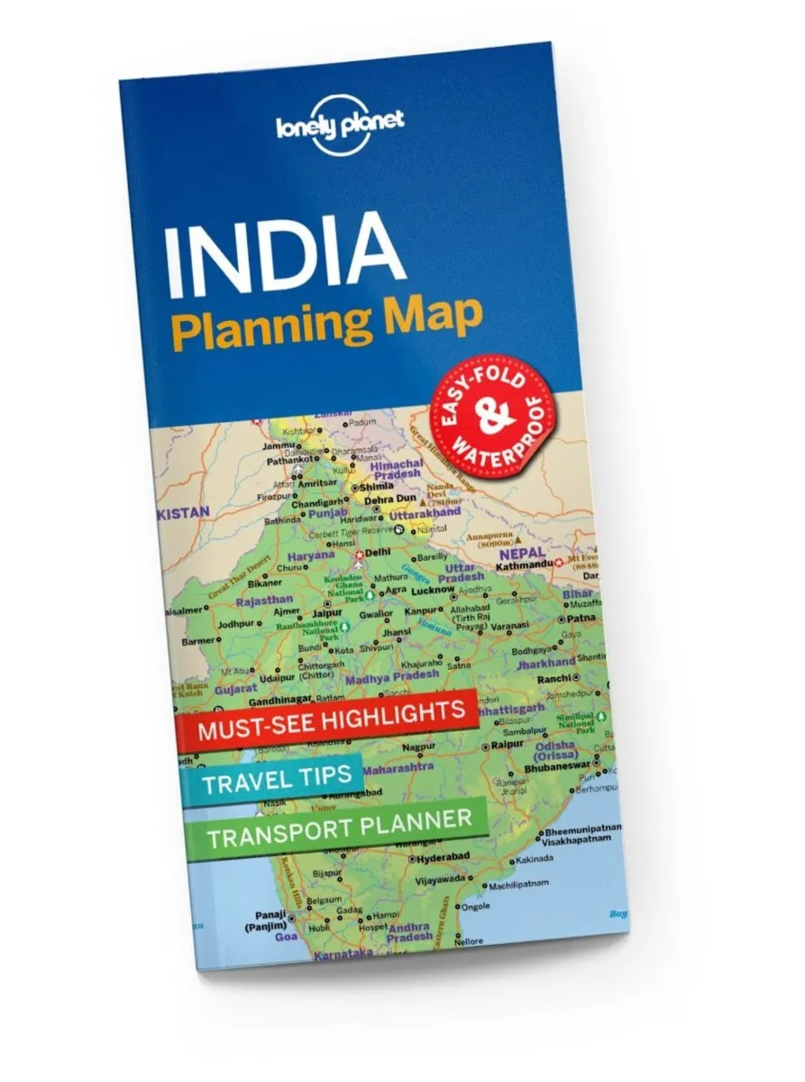 Lonely Planet - Planning Map - India