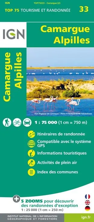 IGN Top 75 - Camargue / Alpilles