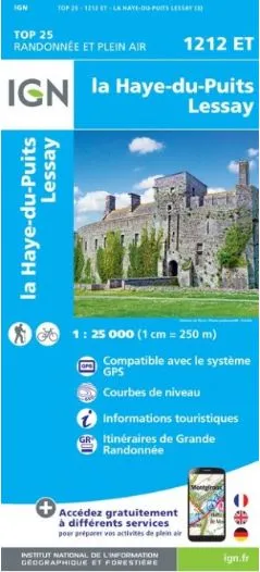 IGN Top 25 - La Haye-du-Puits / Lessay - Image 2