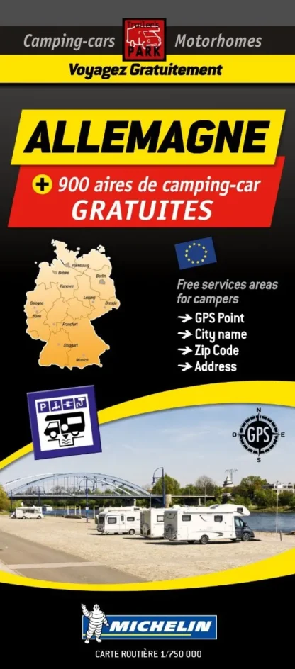Michelin Motorhome Park Map - Germany (Allemagne)