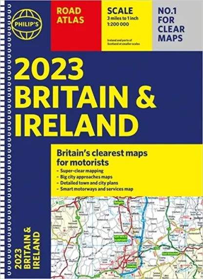 Philips Road Atlas Britain & Ireland - A4 Spiral