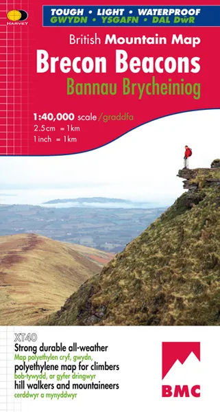 Harvey British Mountain Map - BMC - Brecon Beacons