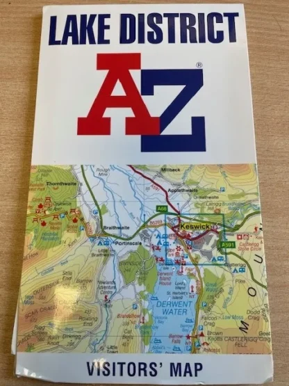 A-Z Visitor's Map - Lake District *** OLD EDITION *** DAMAGED ***