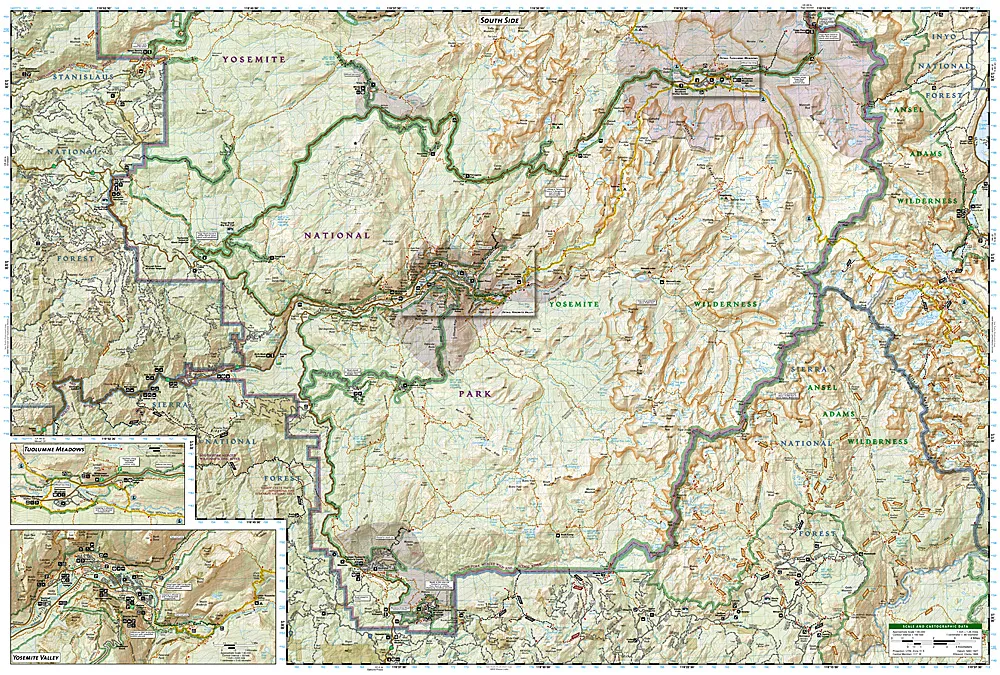 National Geographic - Trails Illustrated Maps - Yosemite - Image 2