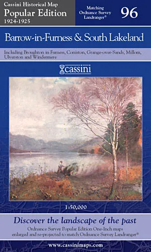 Cassini Popular Edition - Barrow-in-Furness & South Lakeland (1924 - Image 2