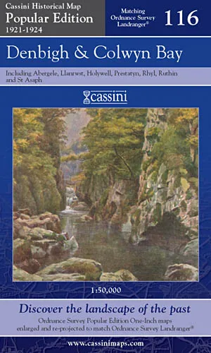 Cassini Popular Edition - Denbigh & Colwyn Bay (1921-1924) - Image 2
