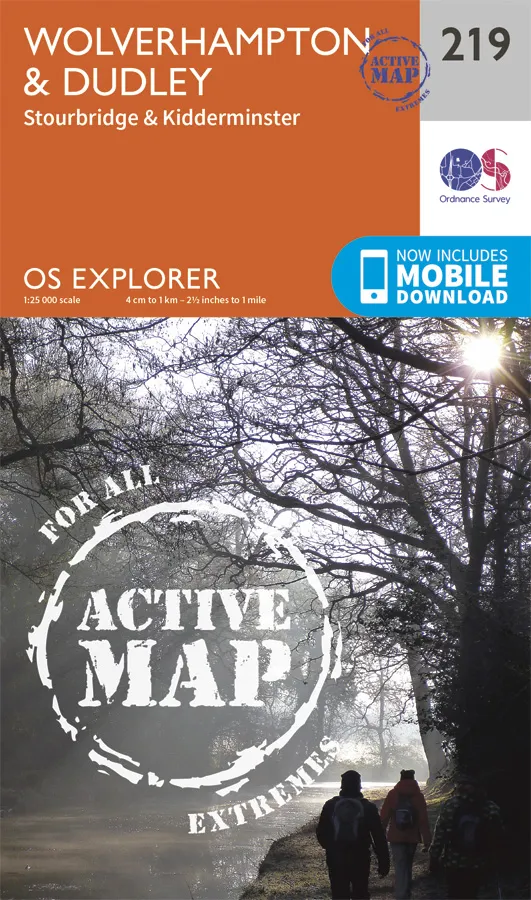 OS Explorer Active - 219 - Wolverhampton & Dudley