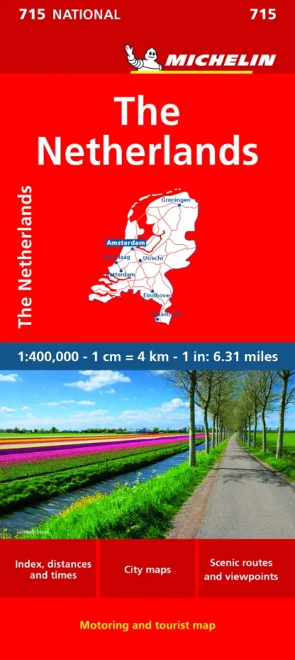 Michelin National Map - 715-Netherlands
