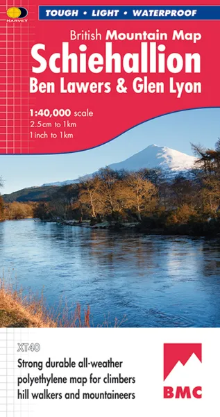 Harvey British Mountain Map - BMC - Schiehallion