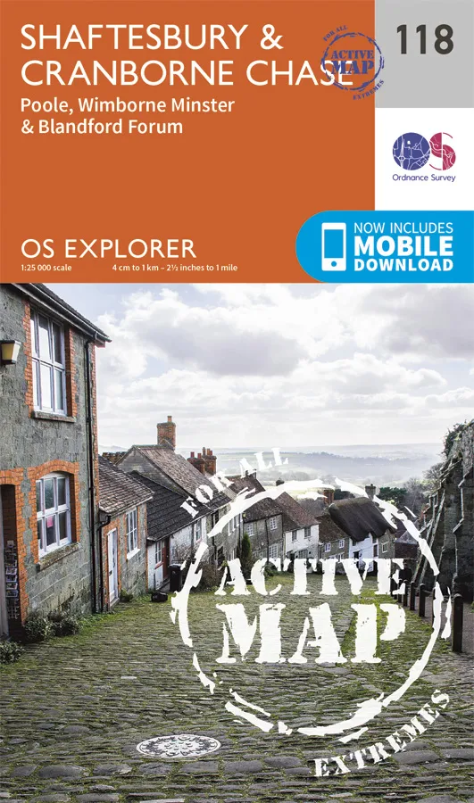 OS Explorer Active - 118 - Shaftesbury & Cranborne Chase