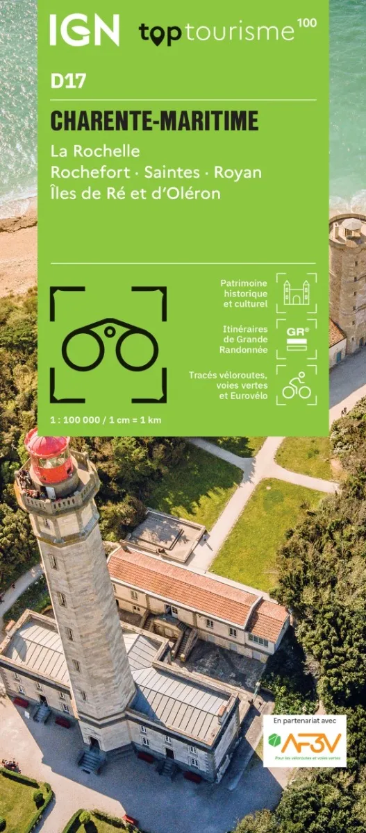 IGN Top 100 - Charente-Maritime - La Rochelle Rochefort Saintes