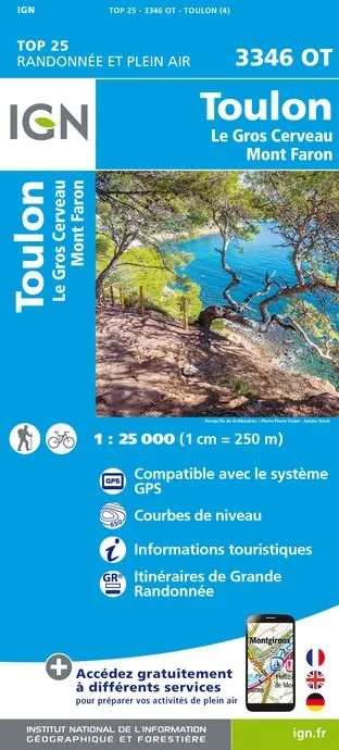 IGN Top 25 - Toulon / Le Gros Cerveau / Mont Faron