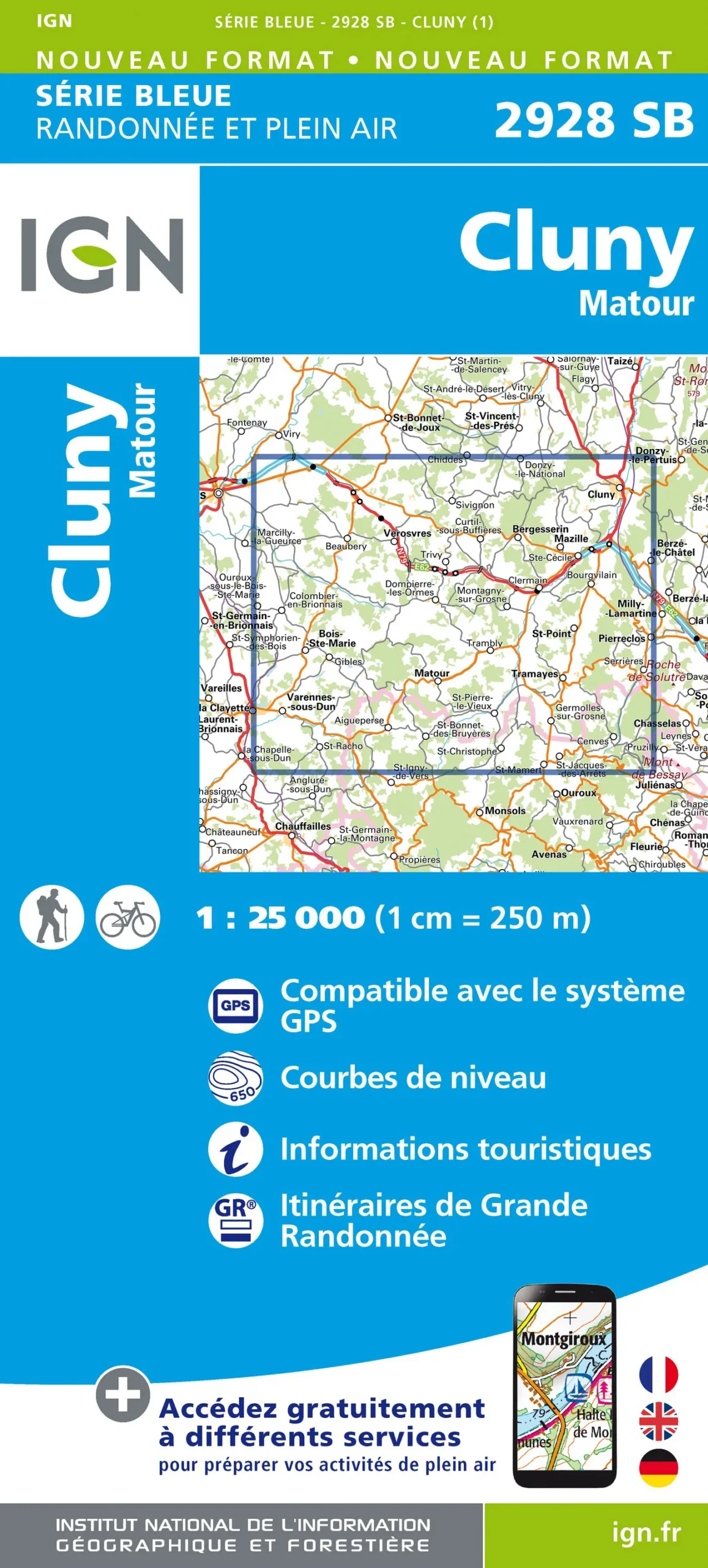 IGN Top 25 - Serie Bleu - Cluny / Matour 2928 - Image 2