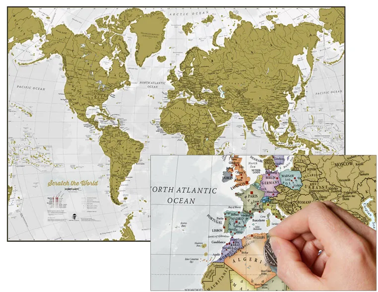 Maps International - Scratch The World