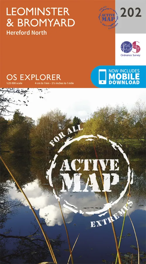 OS Explorer Active - 202 - Leominster & Bromyard