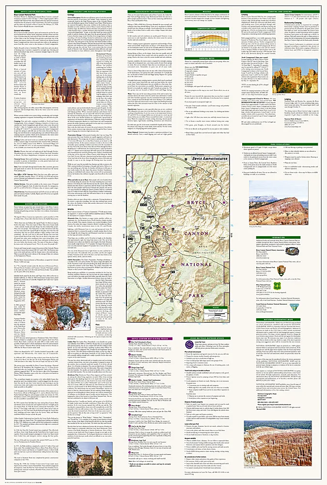 National Geographic - Trails Illustrated Maps - Bryce Canyon - Image 2