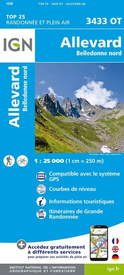 IGN Top 25 - Allevard / Belledonne Nord