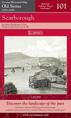 Cassini Old Series - Scarborough (1856-1858) - Image 2