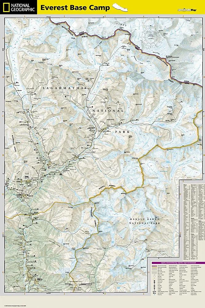 National Geographic - Adventure Map - Everest Base Camp - Image 2