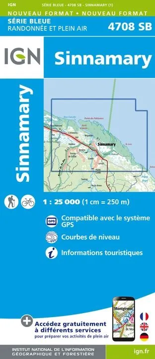 IGN Top 25 - Serie Bleu - Sinnamary (Guyana) 2038