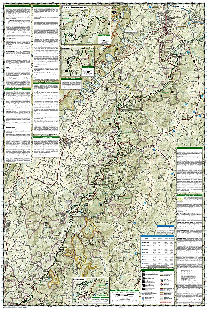 National Geographic - Trails Illustrated Maps - Shenandoah - Image 2