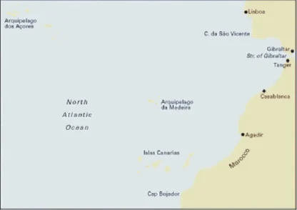 Imray C Chart - Straight of Gibraltar to the Azores & CI (C20)