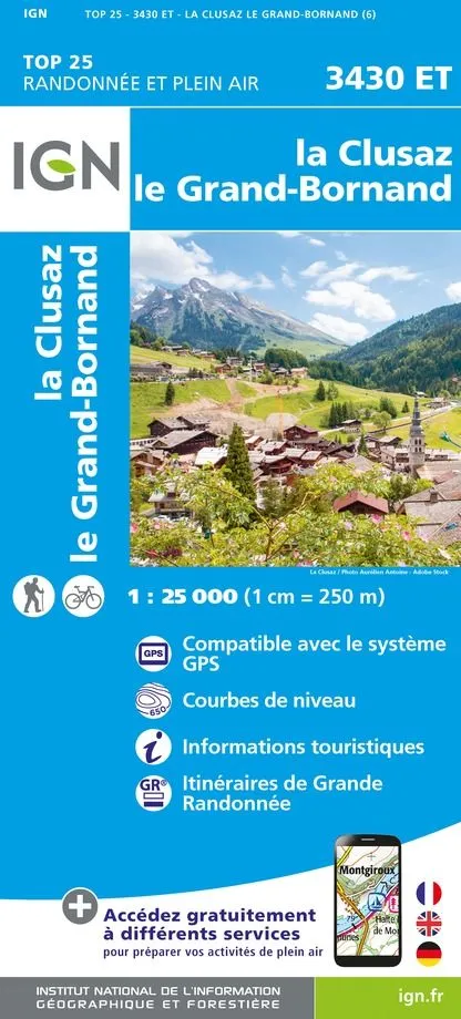IGN Top 25 - La Clusaz / Grand-Bornand