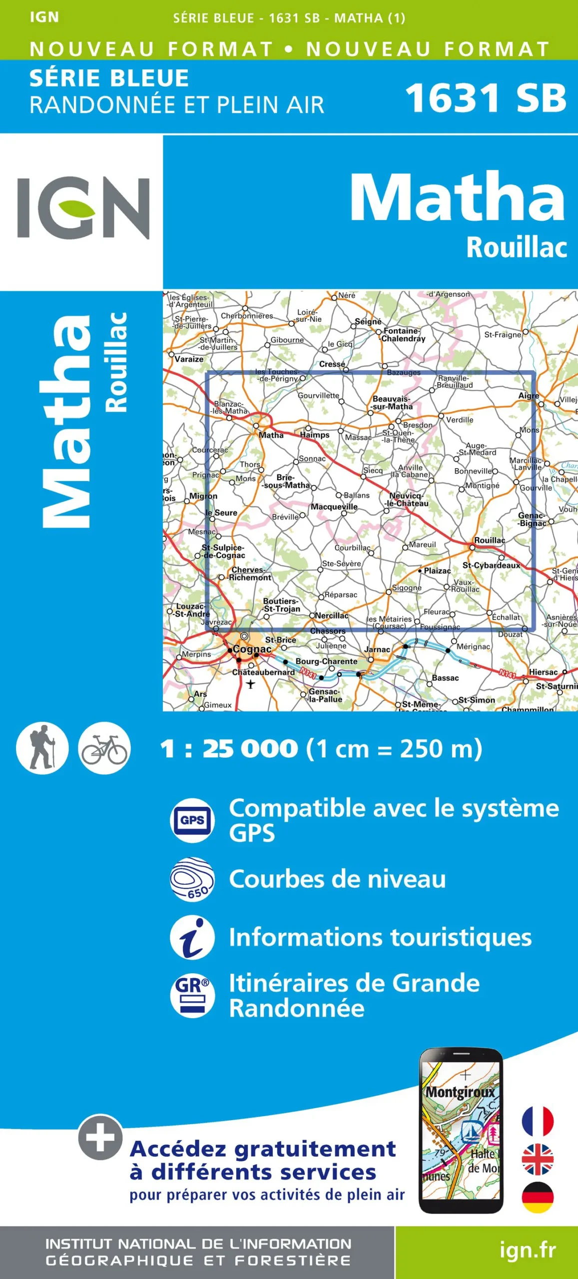 IGN Top 25 - Serie Bleu - Matha / Rouillac 1631