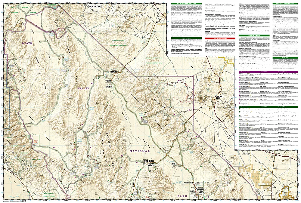 National Geographic - Trails Illustrated Maps - Death Valley - Image 2