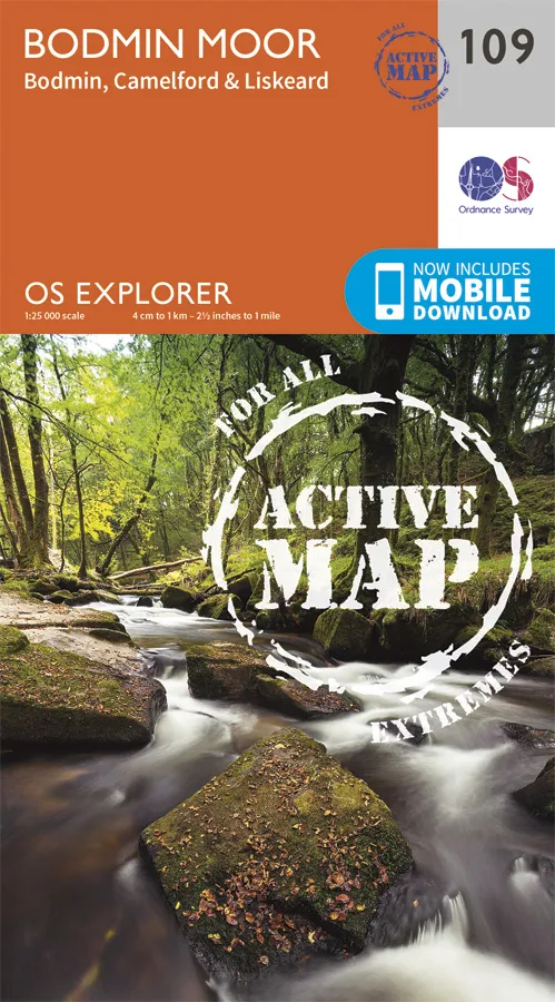 OS Explorer Active - 109 - Bodmin Moor