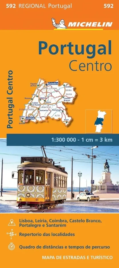 Michelin Regional Map - 592-Portugal Centro (C)