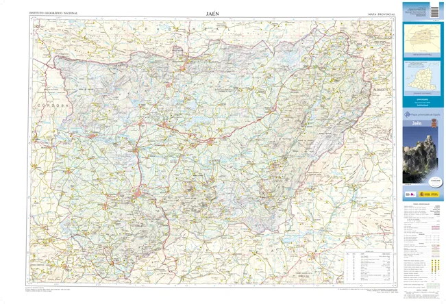 CNIG Spanish Provincial Road Maps (1:200k) - Jaen - Image 2