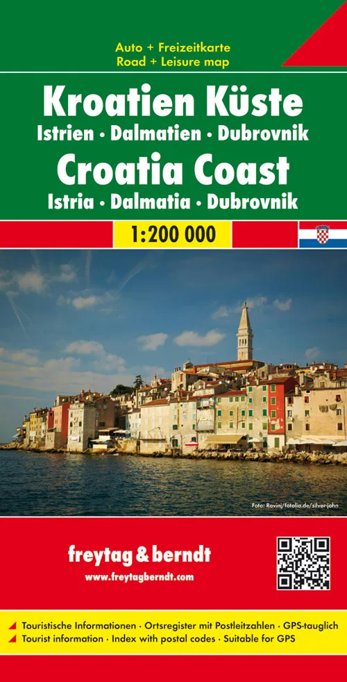 Freytag & Berndt Map - Croatia Coast