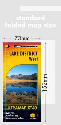 Harvey Ultra Map - Lake District West XT40 - Image 2