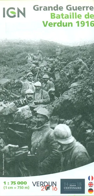 IGN Historical Map - Battle Of Verdun 1916