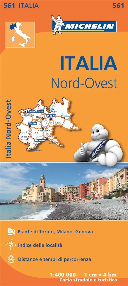 Michelin Regional Map - 561-Italy Northwest - Image 2