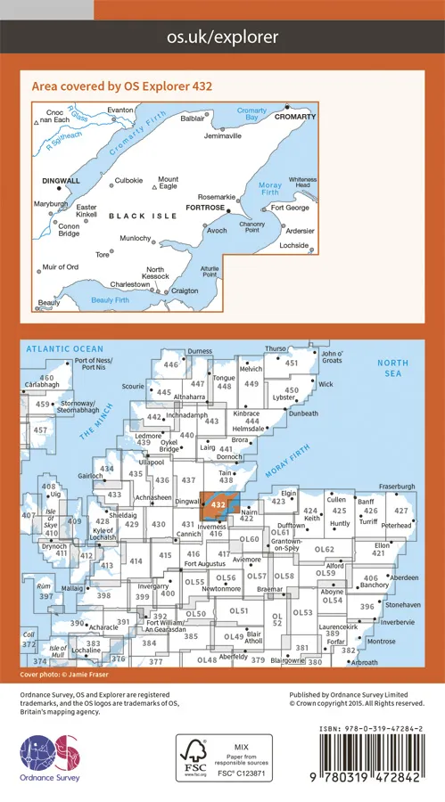 OS Explorer Active - 432 - Black Isle - Image 2