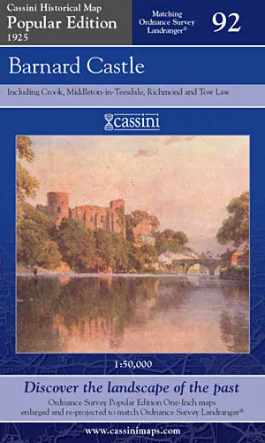 Cassini Popular Edition - Barnard Castle (1925)