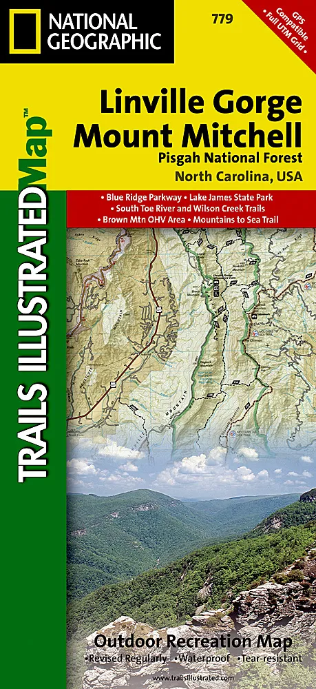 National Geographic - Trails Illustrated Maps - Linville Gorge - Image 2