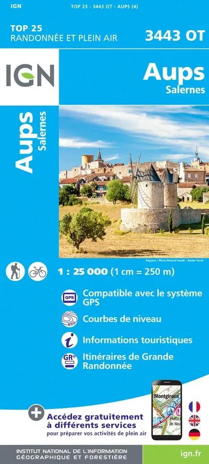IGN Top 25 - Aups/ salernes